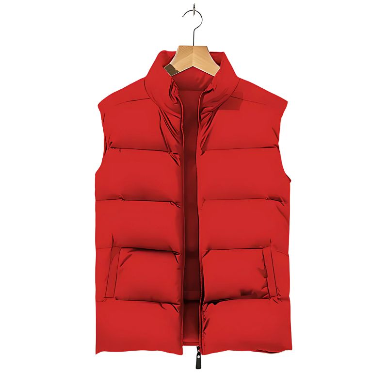 Pufferweste mit Reißverschluss