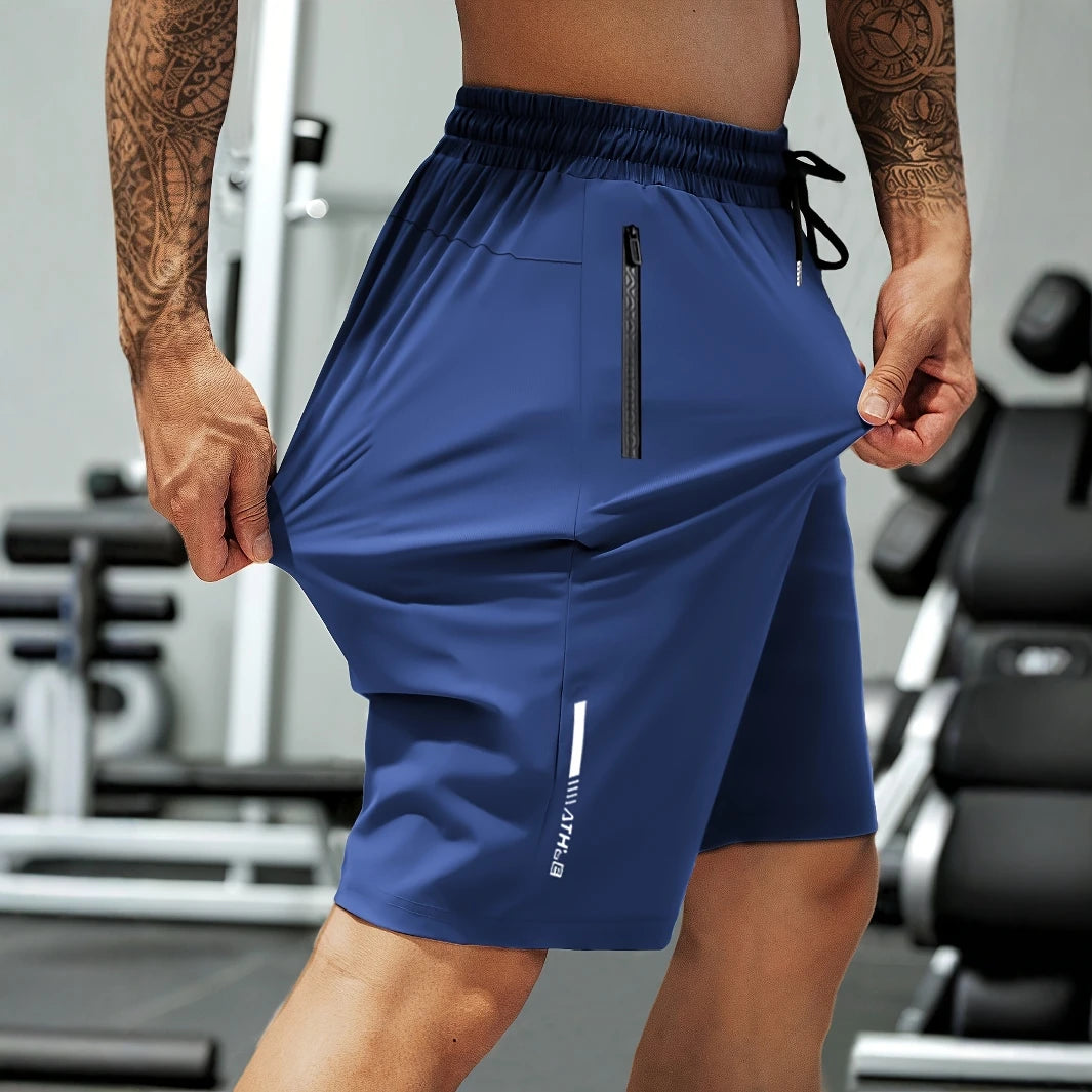 Sportshorts mit Reißverschluss