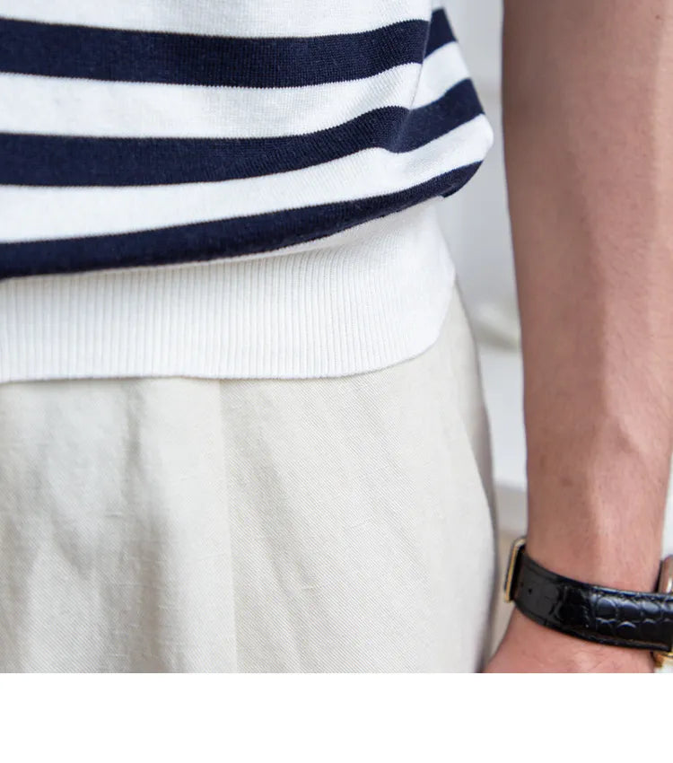 Gestreiftes Poloshirt