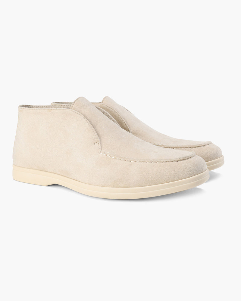Hohe Wildleder-Loafer