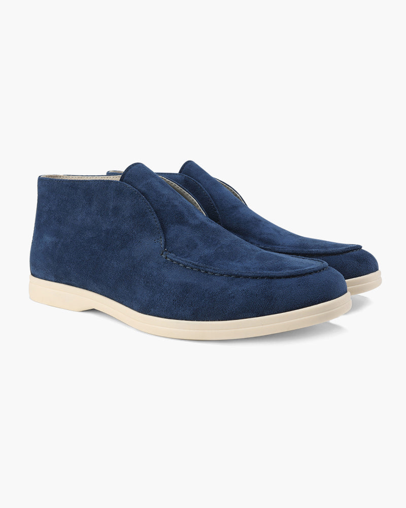 Hohe Wildleder-Loafer