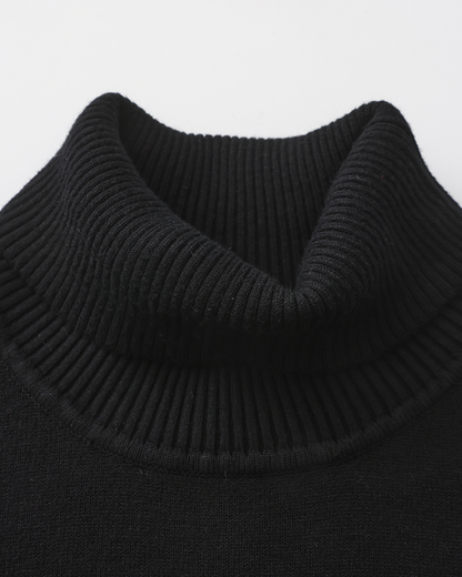 Essential - Wollpullover mit hohem Kragen