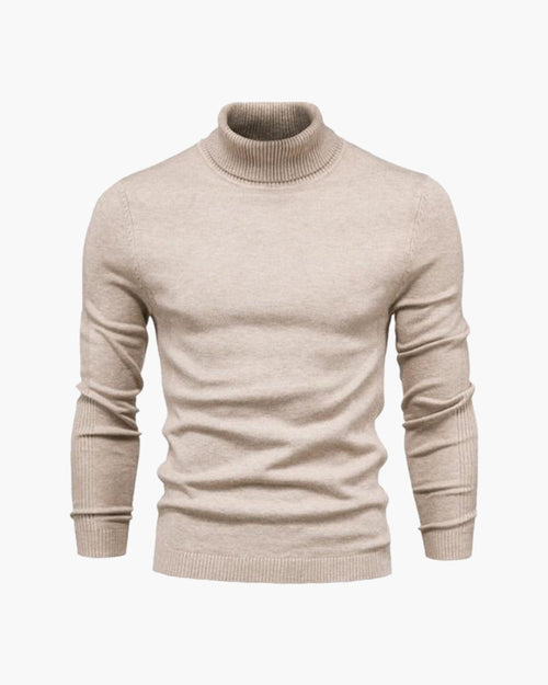 Essential - Wollpullover mit hohem Kragen