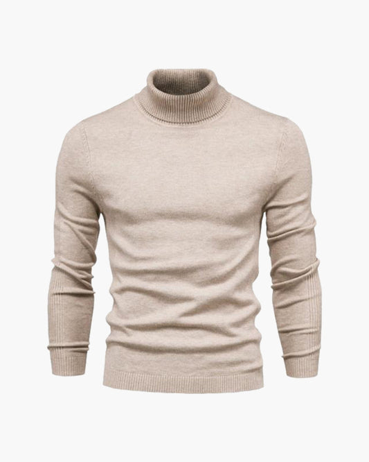 Essential - Wollpullover mit hohem Kragen