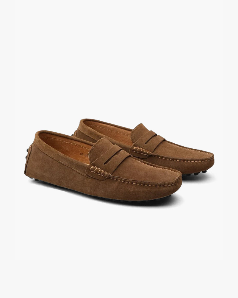 Wildleder-Fahrer-Loafer