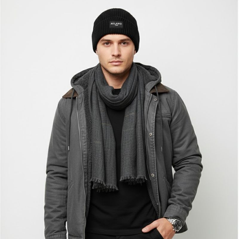 HÖLZ 3 | Shcal + Uhr + Mütze