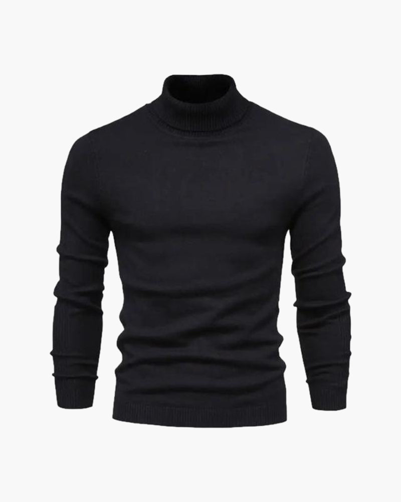 Essential - Wollpullover mit hohem Kragen