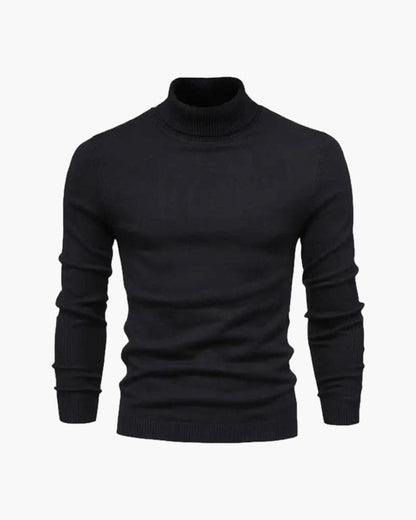 Essential - Wollpullover mit hohem Kragen