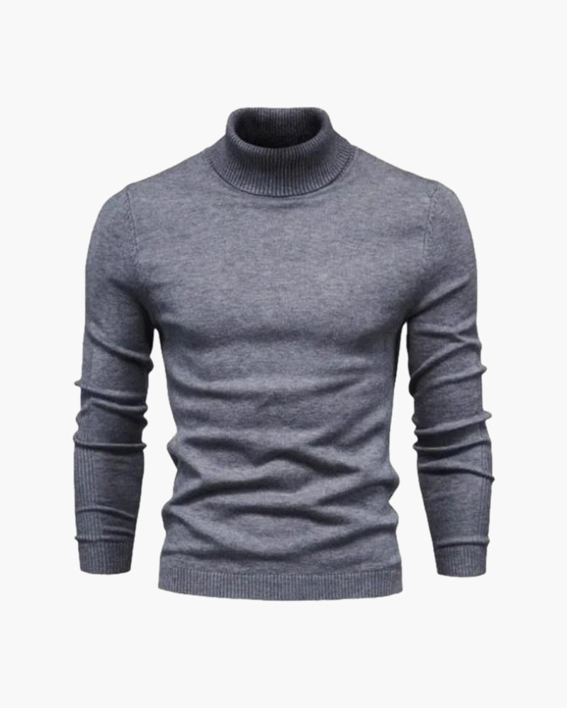 Essential - Wollpullover mit hohem Kragen