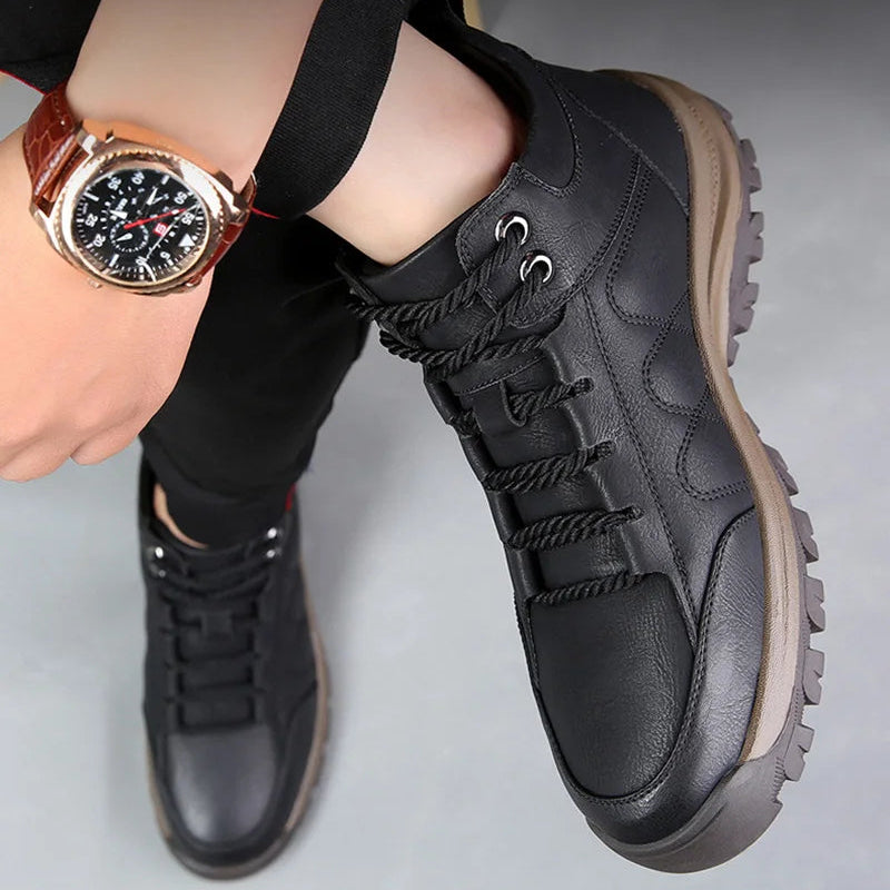 Herrenstiefel aus Leder