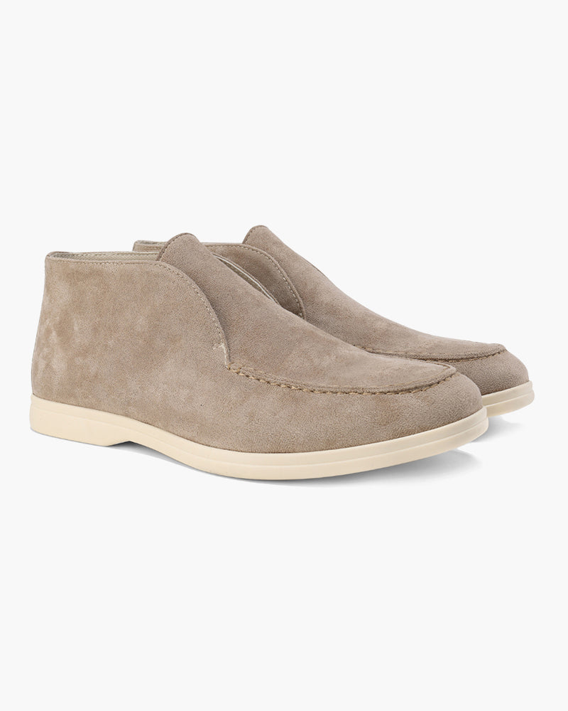 Hohe Wildleder-Loafer