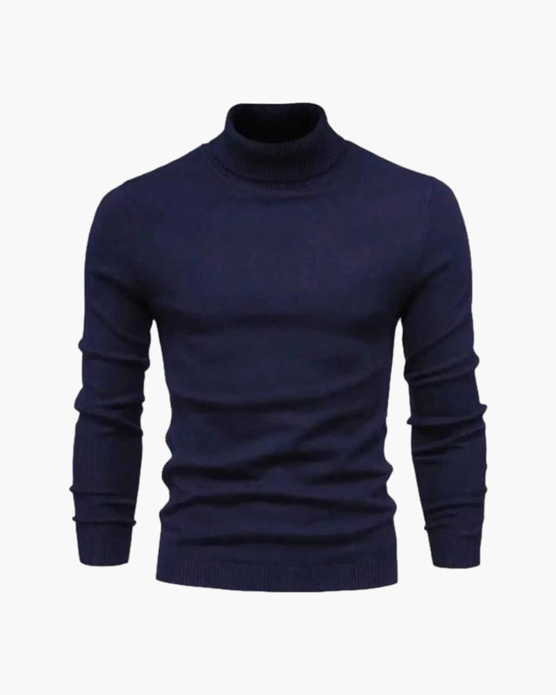 Essential - Wollpullover mit hohem Kragen