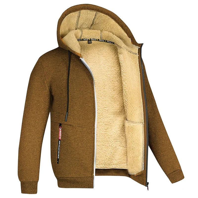 Pelzjacke mit Kapuze - Sherpa