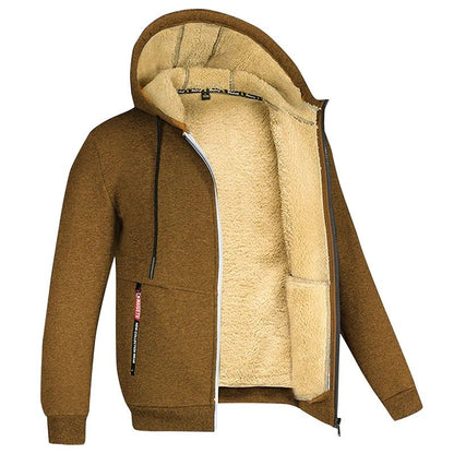 Pelzjacke mit Kapuze - Sherpa