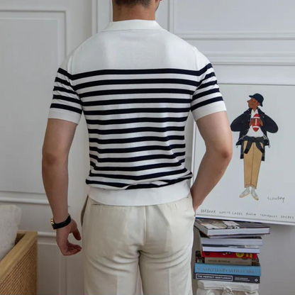 Gestreiftes Poloshirt