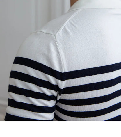 Gestreiftes Poloshirt