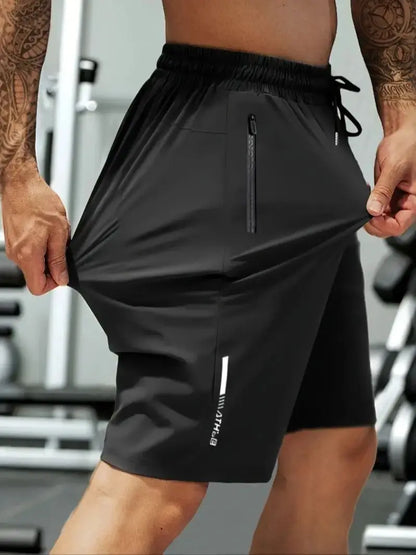 Sportshorts mit Reißverschluss