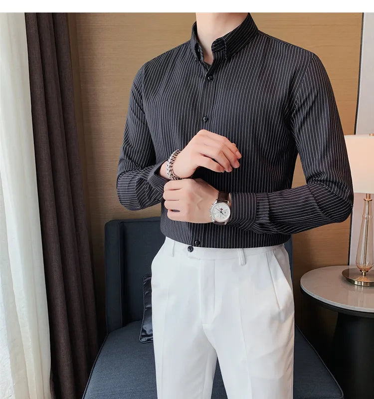 Slim Fit Businesshemd für Herren