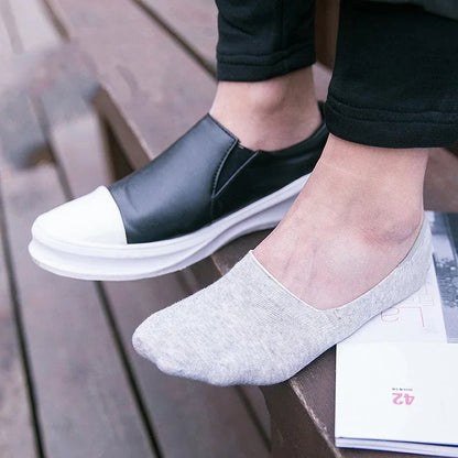 5 Paar unsichtbare Socken – 100% Baumwolle