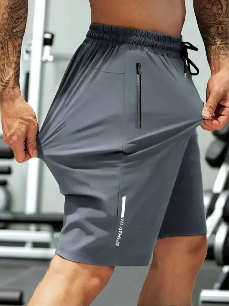 Sportshorts mit Reißverschluss