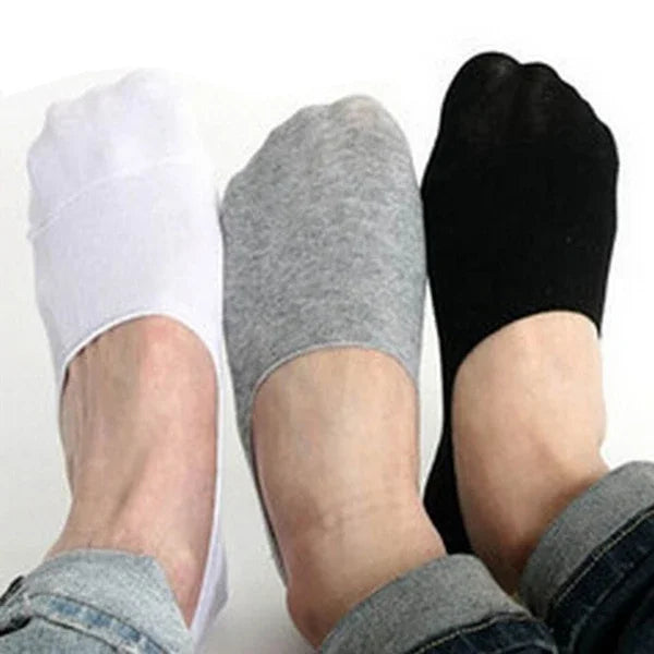 5 Paar unsichtbare Socken – 100% Baumwolle