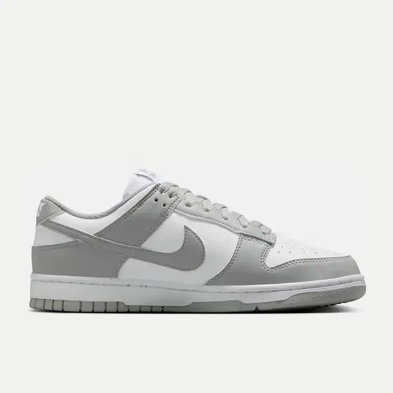 Dunk Low - Weiße und graue Herren-Sneaker