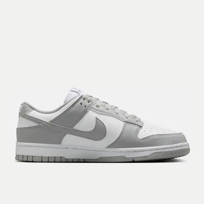 Dunk Low - Weiße und graue Herren-Sneaker
