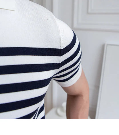 Gestreiftes Poloshirt