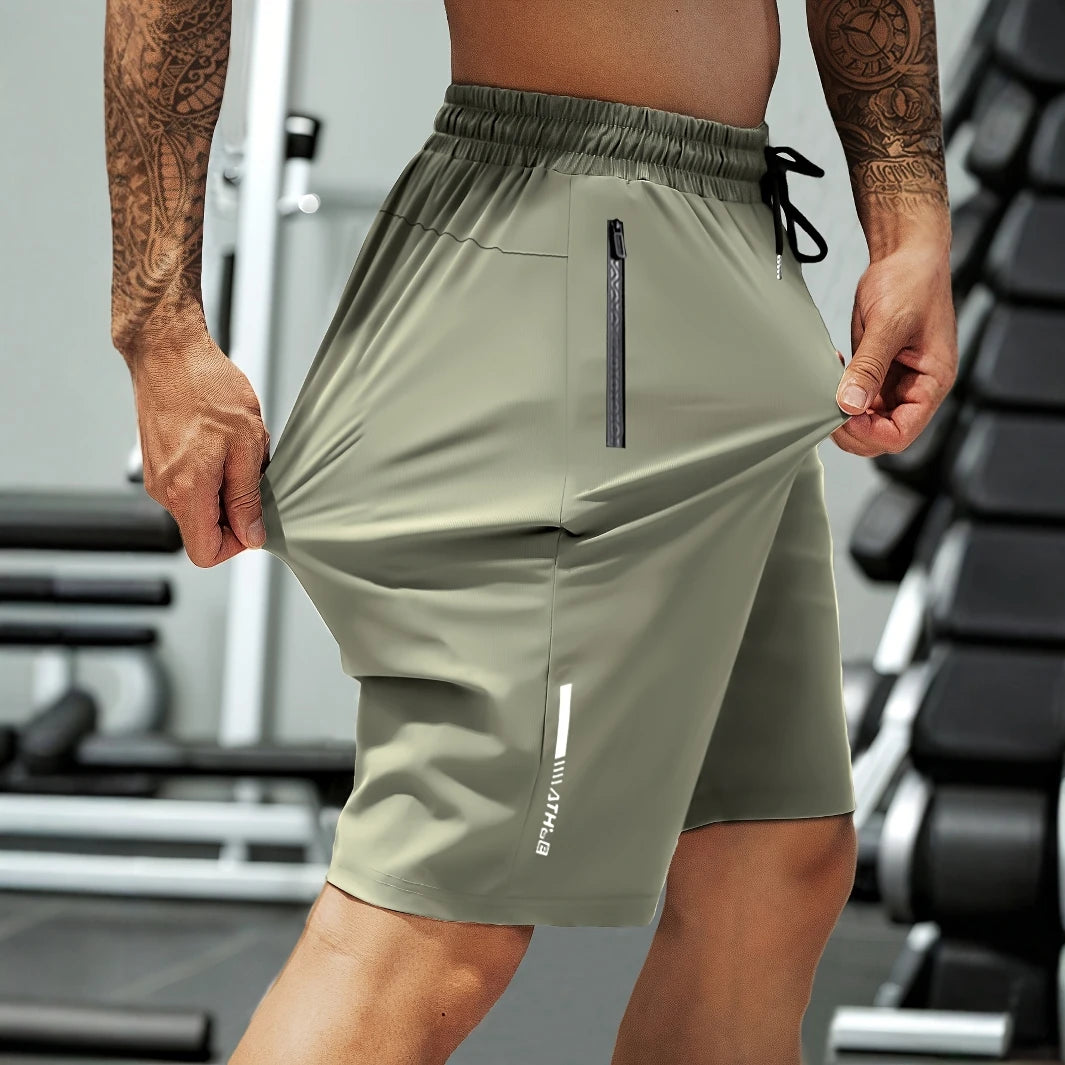 Sportshorts mit Reißverschluss