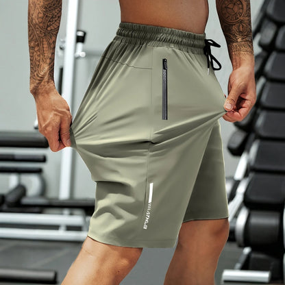 Sportshorts mit Reißverschluss