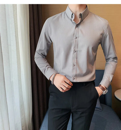 Slim Fit Businesshemd für Herren