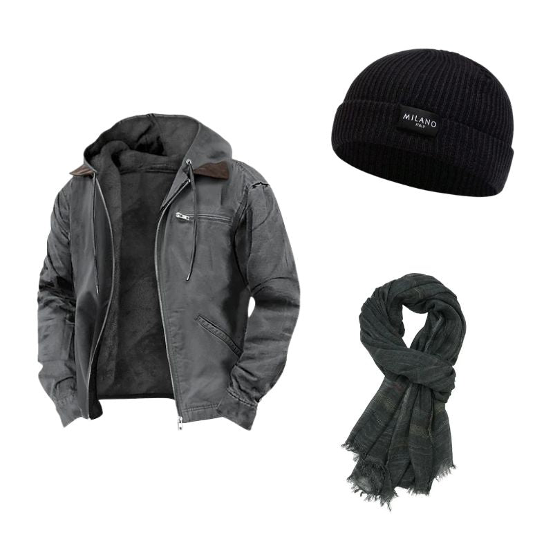 HÖLZ 2 | Mutzë + Jacken + Schal