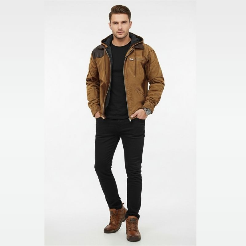 HÖLZ 5 | Jacken + Lederstiefel  + Uhr